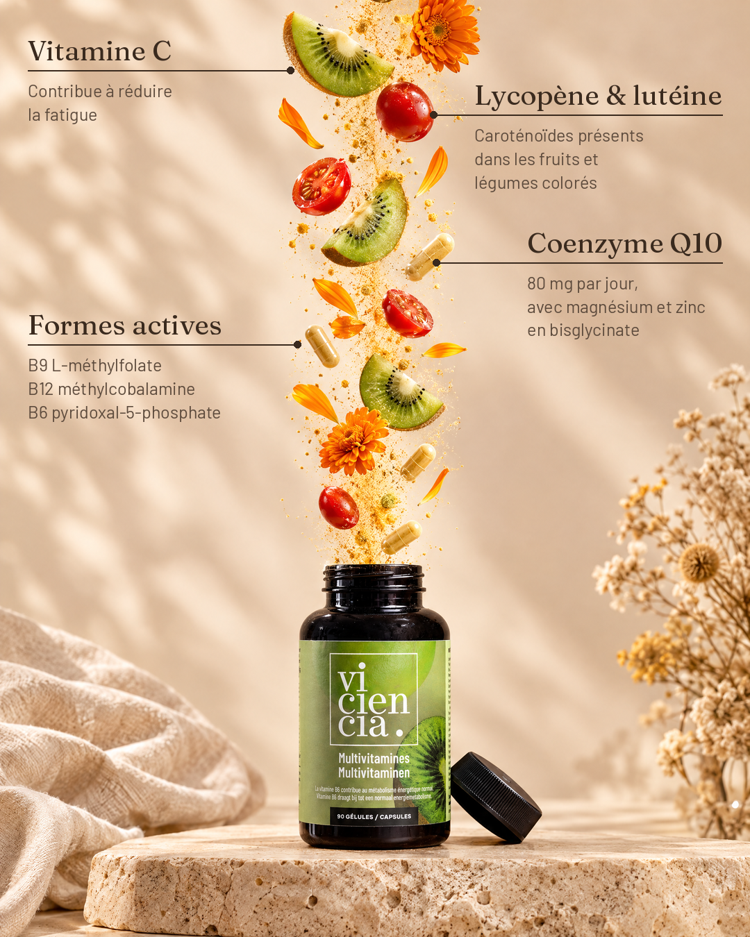 Multivitamines avec CQ10